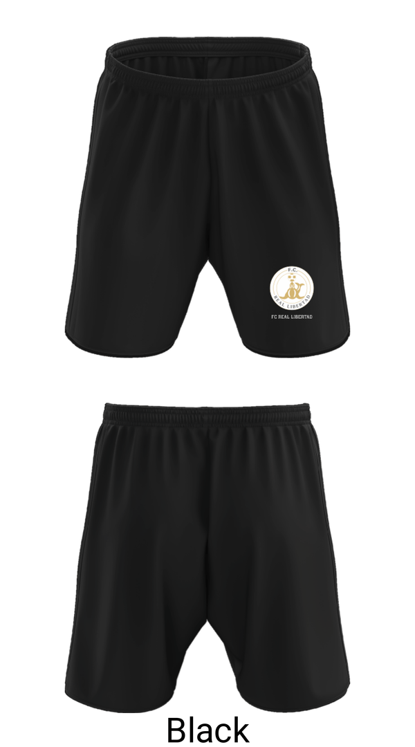 Athletic Shorts With Pockets, FC REAL LIBERTAD, Men's Soccer, Teamtime, Team time, sublimation, custom sports apparel, team uniforms, spirit wear, spiritwear, sports uniforms, custom shirts, team store, custom team store, fundraiser sports, apparel fundraiser