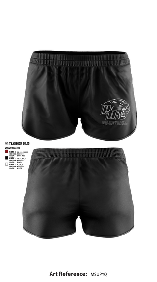 Womens Shorts, Panthers Volleyball, Women's Volleyball, Teamtime, Team time, sublimation, custom sports apparel, team uniforms, spirit wear, spiritwear, sports uniforms, custom shirts, team store, custom team store, fundraiser sports, apparel fundraiser