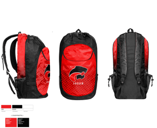 Gear Bag, Jackson Memorial High School Soccer, Women's Soccer, Teamtime, Team time, sublimation, custom sports apparel, team uniforms, spirit wear, spiritwear, sports uniforms, custom shirts, team store, custom team store, fundraiser sports, apparel fundraiser
