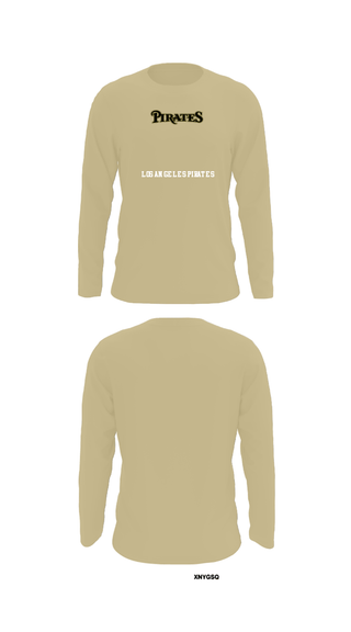 Long Sleeve Performance Shirt, Los Angeles Pirates, Softball, Teamtime, Team time, sublimation, custom sports apparel, team uniforms, spirit wear, spiritwear, sports uniforms, custom shirts, team store, custom team store, fundraiser sports, apparel fundraiser