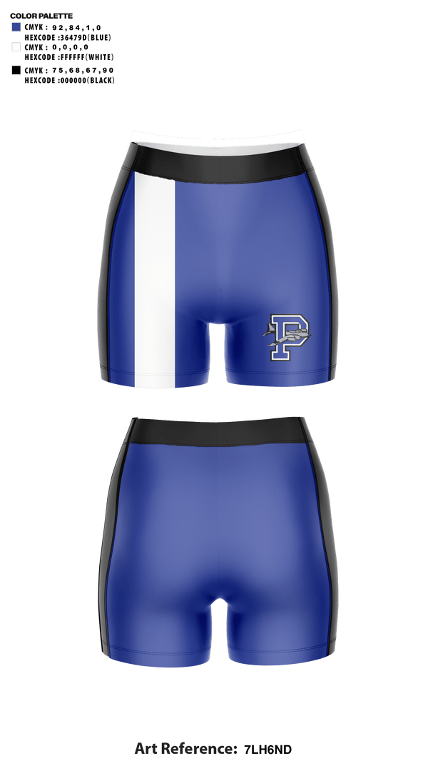 Athletic Shorts With Pockets, Blue Bombers Volleyball, Women's Volleyball, Teamtime, Team time, sublimation, custom sports apparel, team uniforms, spirit wear, spiritwear, sports uniforms, custom shirts, team store, custom team store, fundraiser sports, apparel fundraiser