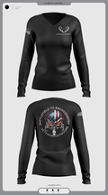 BATTLEFIELD TO BACKCOUNTRY 70891922 Women's Long Sleeve V-neck Shirt - 1