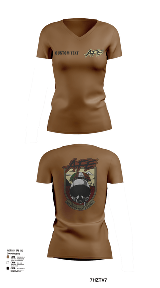 Womens Short Sleeve Vneck Shirt, 162 AFE, Air Force, Teamtime, Team time, sublimation, custom sports apparel, team uniforms, spirit wear, spiritwear, sports uniforms, custom shirts, team store, custom team store, fundraiser sports, apparel fundraiser