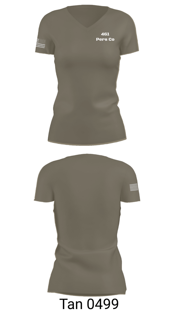 Womens Short Sleeve Vneck Shirt, 461 Pers Co, Army, Teamtime, Team time, sublimation, custom sports apparel, team uniforms, spirit wear, spiritwear, sports uniforms, custom shirts, team store, custom team store, fundraiser sports, apparel fundraiser