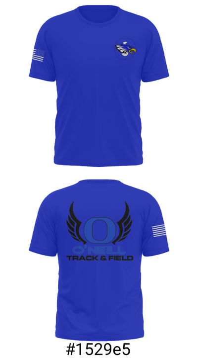 O'Neill High School Track 69865173 Short Sleeve Performance Shirt - 19