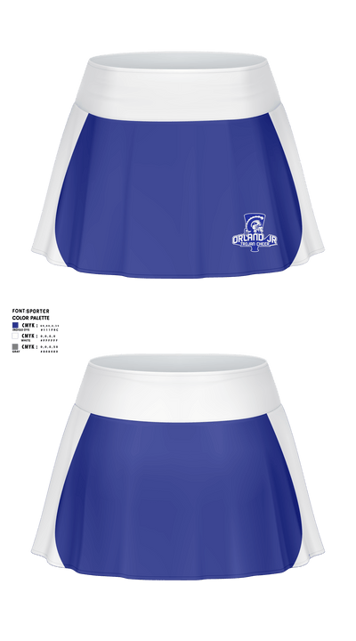 Orland Jr Trojans Cheer 6207473 Skort - 2