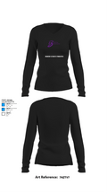 Branson Ultimate Gymnastics 57002260 Women's Long Sleeve V-neck Shirt -1 34