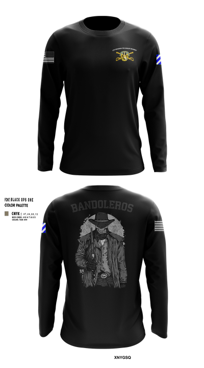 Bandoleros 86621412 Long Sleeve Performance Shirt 4