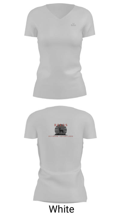Reeds Outdoor Adventures 770238 Women's Short Sleeve V-neck Shirt - 7