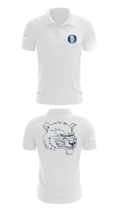 Oxford Pop Warner Football And Cheer 96398597 Short Sleeve Performance Polo - 9