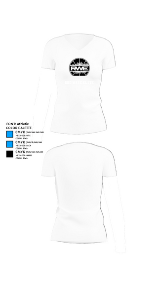 Women's Short Sleeve Vneck Shirt, Rod Wave elite, Men's Basketball, Teamtime, Team time, sublimation, custom sports apparel, team uniforms, spirit wear, spiritwear, sports uniforms, custom shirts, team store, custom team store, fundraiser sports, apparel fundraiser