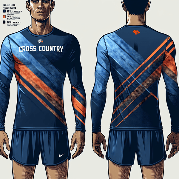 Long Sleeve Performance Shirt, College Place High School Cross Country, Cross Country, Teamtime, Team time, sublimation, custom sports apparel, team uniforms, spirit wear, spiritwear, sports uniforms, custom shirts, team store, custom team store, fundraiser sports, apparel fundraiser