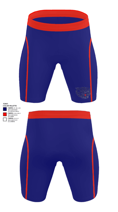 Sandy Plains Wild Cats 2674052 Men's Compression Shorts - 38