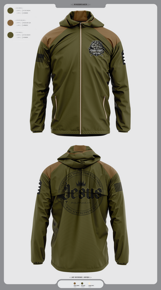 Windbreaker, Strike force Battalion, Army, Teamtime, Team time, sublimation, custom sports apparel, team uniforms, spirit wear, spiritwear, sports uniforms, custom shirts, team store, custom team store, fundraiser sports, apparel fundraiser