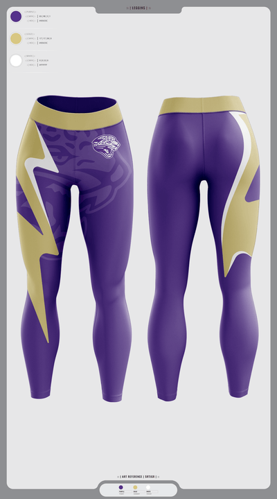 Jacksonville College Cross Country 48639105 Womens Leggings - 1
