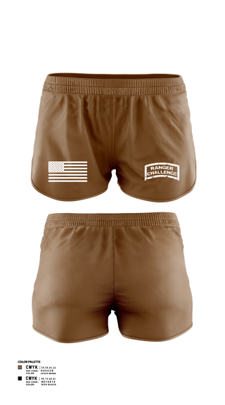 Womens Shorts, APSU RANGER CHALLENGE, Army, Teamtime, Team time, sublimation, custom sports apparel, team uniforms, spirit wear, spiritwear, sports uniforms, custom shirts, team store, custom team store, fundraiser sports, apparel fundraiser