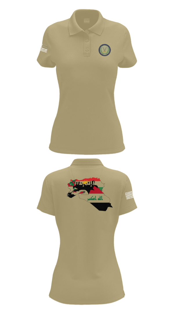 Women's Short Sleeve Performance Polo, 44th ICBT, National Guard, Teamtime, Team time, sublimation, custom sports apparel, team uniforms, spirit wear, spiritwear, sports uniforms, custom shirts, team store, custom team store, fundraiser sports, apparel fundraiser