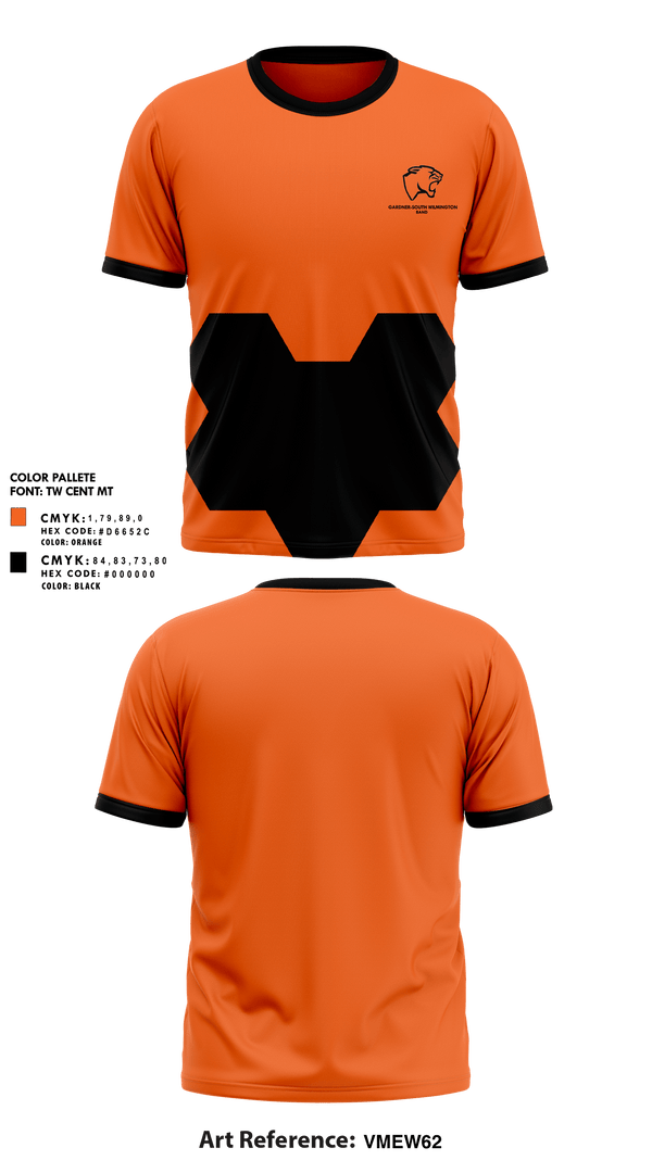 Short Sleeve Performance Shirt, Gardner-South Wilmington High School Band, Spirit Store, Teamtime, Team time, sublimation, custom sports apparel, team uniforms, spirit wear, spiritwear, sports uniforms, custom shirts, team store, custom team store, fundraiser sports, apparel fundraiser