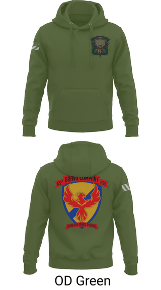 Hoodie, B-Co 122 ASB, Army, Teamtime, Team time, sublimation, custom sports apparel, team uniforms, spirit wear, spiritwear, sports uniforms, custom shirts, team store, custom team store, fundraiser sports, apparel fundraiser