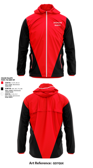 Windbreaker, Herndon Hawks, Baseball, Teamtime, Team time, sublimation, custom sports apparel, team uniforms, spirit wear, spiritwear, sports uniforms, custom shirts, team store, custom team store, fundraiser sports, apparel fundraiser