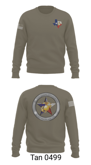 Crew Neck Sweatshirt, Goodfellow AFB MCD, Marines, Teamtime, Team time, sublimation, custom sports apparel, team uniforms, spirit wear, spiritwear, sports uniforms, custom shirts, team store, custom team store, fundraiser sports, apparel fundraiser