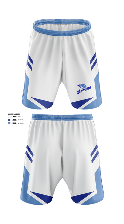 Saugerties High School Golf 90540515 Athletic Shorts With Pockets - 40
