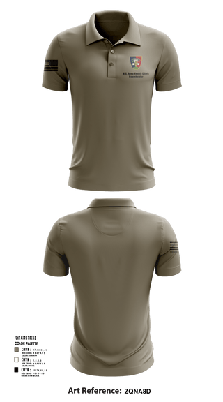 Short Sleeve Performance Polo, U.S. Army Health Clinic - Baumholder, Army, Teamtime, Team time, sublimation, custom sports apparel, team uniforms, spirit wear, spiritwear, sports uniforms, custom shirts, team store, custom team store, fundraiser sports, apparel fundraiser