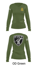1-200 Infantry 56519387 Women's Long Sleeve V-neck Shirt - 54