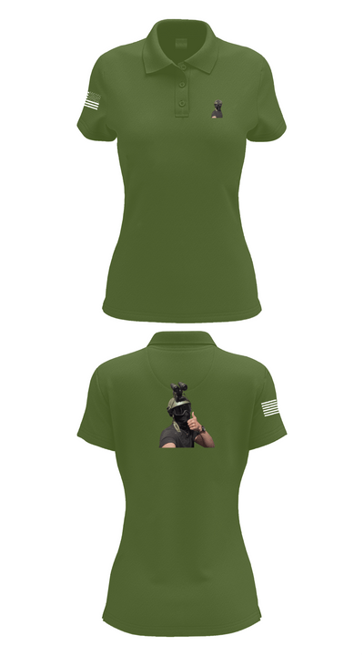 1st marine divison 61808262 Women's Short Sleeve Performance Polo  - 55