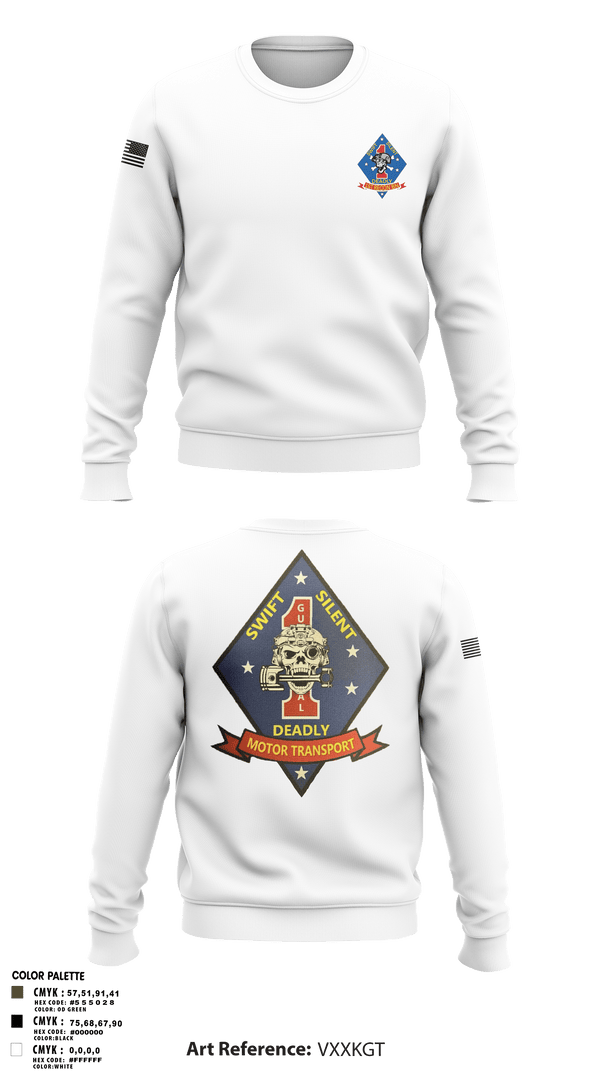 Crew Neck Sweatshirt, 1st Recon1st Recon, , Teamtime, Team time, sublimation, custom sports apparel, team uniforms, spirit wear, spiritwear, sports uniforms, custom shirts, team store, custom team store, fundraiser sports, apparel fundraiser