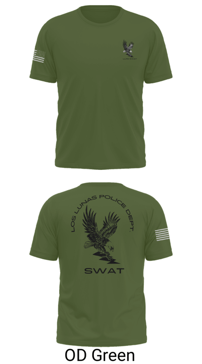 LOS LUNAS POLICE DEPT. SWAT 5938018 Old School Cotton Feel Shirt - 48
