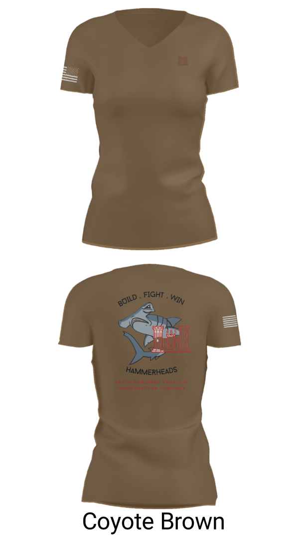 Women's Short Sleeve Vneck Shirt, 465 EVCC, Army, Teamtime, Team time, sublimation, custom sports apparel, team uniforms, spirit wear, spiritwear, sports uniforms, custom shirts, team store, custom team store, fundraiser sports, apparel fundraiser