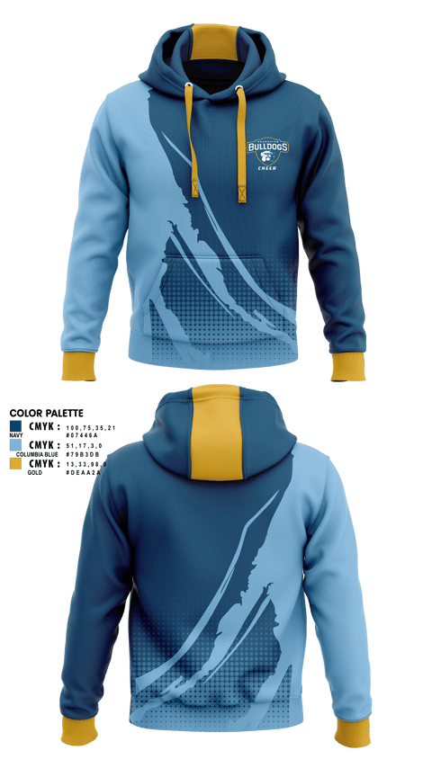 Hoodie, Grandview Middle School Cheer, Cheer, Teamtime, Team time, sublimation, custom sports apparel, team uniforms, spirit wear, spiritwear, sports uniforms, custom shirts, team store, custom team store, fundraiser sports, apparel fundraiser