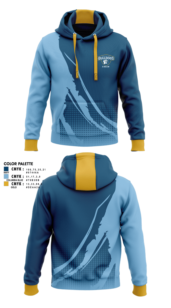 Hoodie, Grandview Middle School Cheer, Cheer, Teamtime, Team time, sublimation, custom sports apparel, team uniforms, spirit wear, spiritwear, sports uniforms, custom shirts, team store, custom team store, fundraiser sports, apparel fundraiser