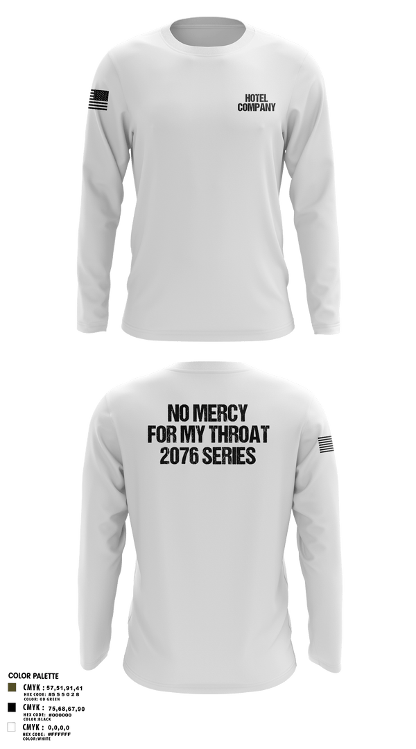 Long Sleeve Performance Shirt, Hotel Company, Marines, Teamtime, Team time, sublimation, custom sports apparel, team uniforms, spirit wear, spiritwear, sports uniforms, custom shirts, team store, custom team store, fundraiser sports, apparel fundraiser
