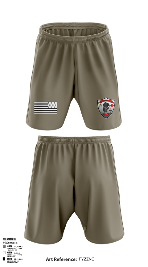 Athletic Shorts With Pockets, Det. 4 Tows and Scouts 4th Tank Battalion, , Teamtime, Team time, sublimation, custom sports apparel, team uniforms, spirit wear, spiritwear, sports uniforms, custom shirts, team store, custom team store, fundraiser sports, apparel fundraiser