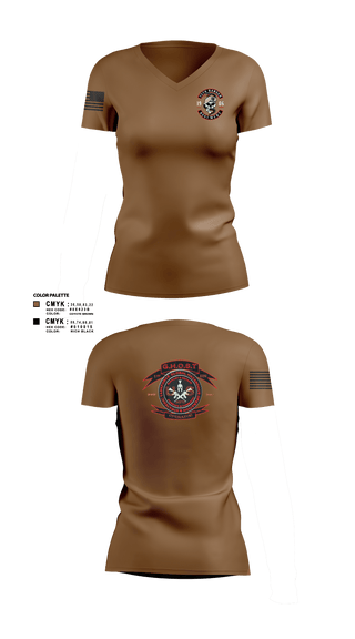 Womens Short Sleeve Vneck Shirt, Green Beret, Space Force, Teamtime, Team time, sublimation, custom sports apparel, team uniforms, spirit wear, spiritwear, sports uniforms, custom shirts, team store, custom team store, fundraiser sports, apparel fundraiser