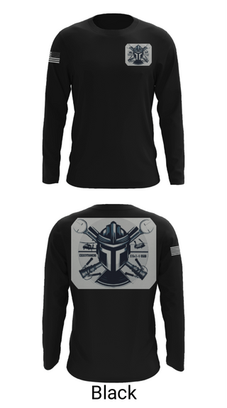 Long Sleeve Performance Shirt, 2-4 GSAB ECHO CO., Army, Teamtime, Team time, sublimation, custom sports apparel, team uniforms, spirit wear, spiritwear, sports uniforms, custom shirts, team store, custom team store, fundraiser sports, apparel fundraiser