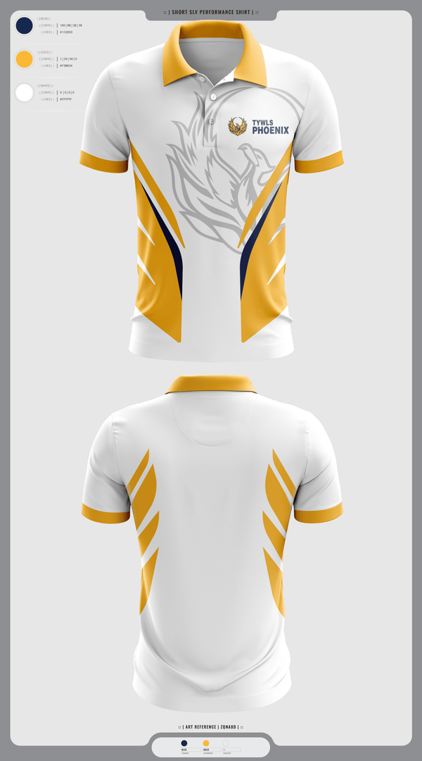 Short Sleeve Performance Polo, TYWLS Phoenix, Spirit Store, Teamtime, Team time, sublimation, custom sports apparel, team uniforms, spirit wear, spiritwear, sports uniforms, custom shirts, team store, custom team store, fundraiser sports, apparel fundraiser