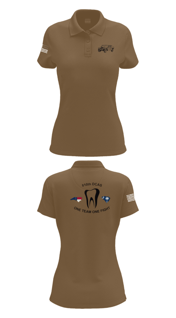 Womens Short Sleeve Performance Polo, 810th med co, Army, Teamtime, Team time, sublimation, custom sports apparel, team uniforms, spirit wear, spiritwear, sports uniforms, custom shirts, team store, custom team store, fundraiser sports, apparel fundraiser