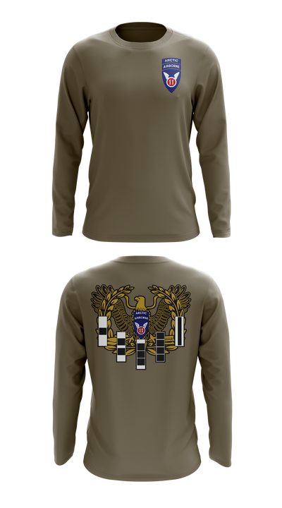 11th ABN DIV WO 32210325 Long Sleeve Performance Shirt 43