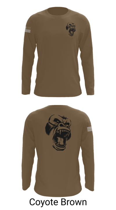 USS CARL VINSON 40544561 Long Sleeve Performance Shirt - 6