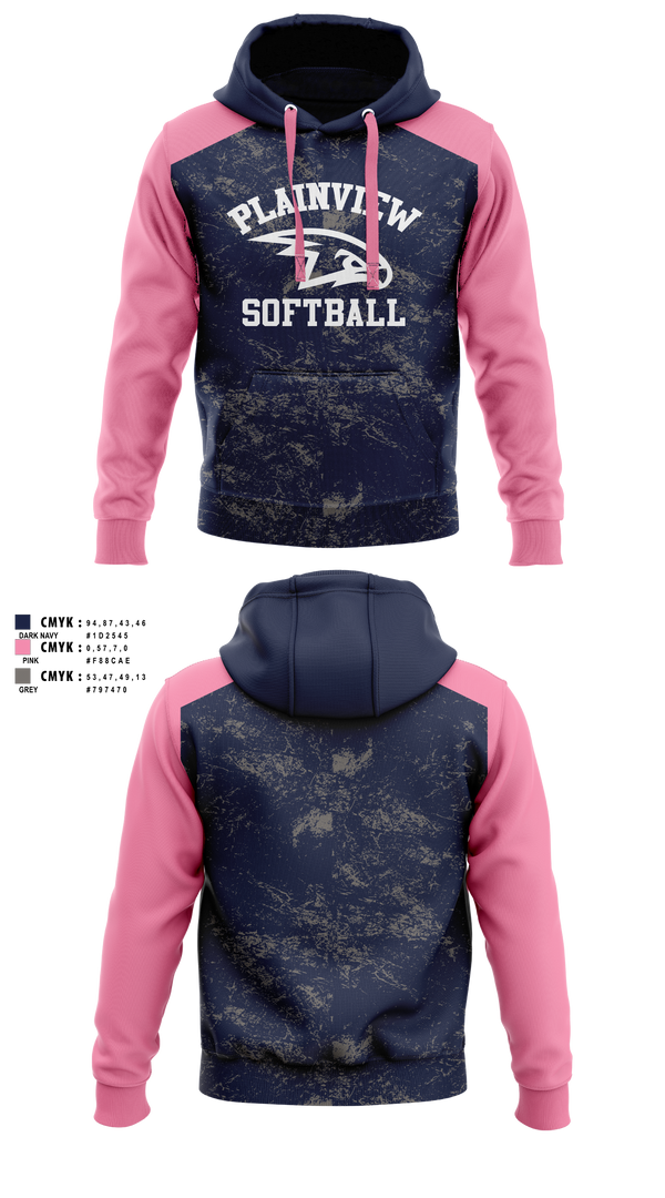 Hoodie, Plainview Softball, Softball, Teamtime, Team time, sublimation, custom sports apparel, team uniforms, spirit wear, spiritwear, sports uniforms, custom shirts, team store, custom team store, fundraiser sports, apparel fundraiser