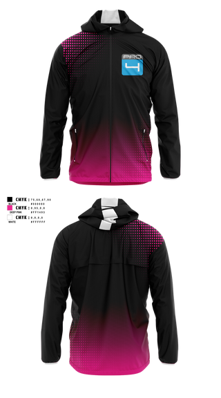 Windbreaker, Pro 4, , Teamtime, Team time, sublimation, custom sports apparel, team uniforms, spirit wear, spiritwear, sports uniforms, custom shirts, team store, custom team store, fundraiser sports, apparel fundraiser
