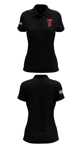 Womens Short Sleeve Performance Polo, Tillamook High School Golf, Golf, Teamtime, Team time, sublimation, custom sports apparel, team uniforms, spirit wear, spiritwear, sports uniforms, custom shirts, team store, custom team store, fundraiser sports, apparel fundraiser