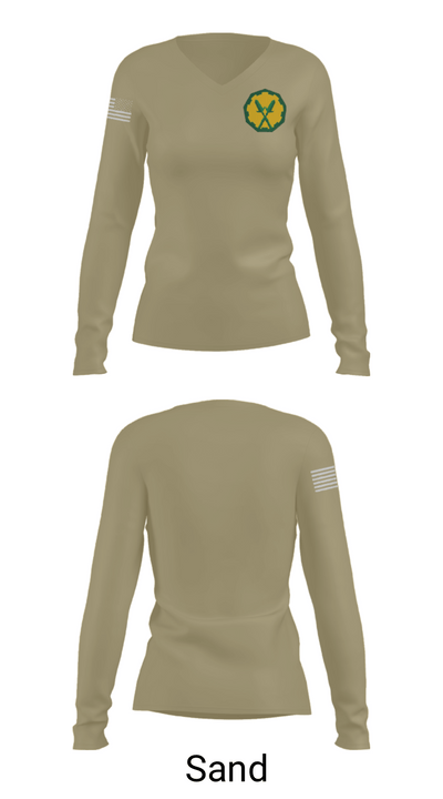 160th mp bn 37897815 Women's Long Sleeve V-neck Shirt - 97