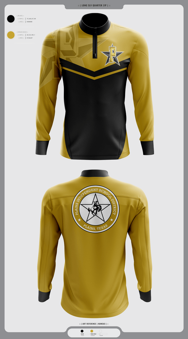 Quarter Zip Jacket, Plains High School Cross Country, Cross Country, Teamtime, Team time, sublimation, custom sports apparel, team uniforms, spirit wear, spiritwear, sports uniforms, custom shirts, team store, custom team store, fundraiser sports, apparel fundraiser