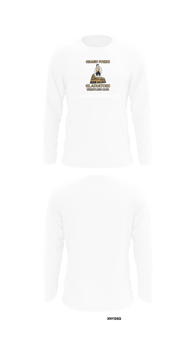 Gladiators Wrestling Club 89739308 Long Sleeve Performance Shirt - 8
