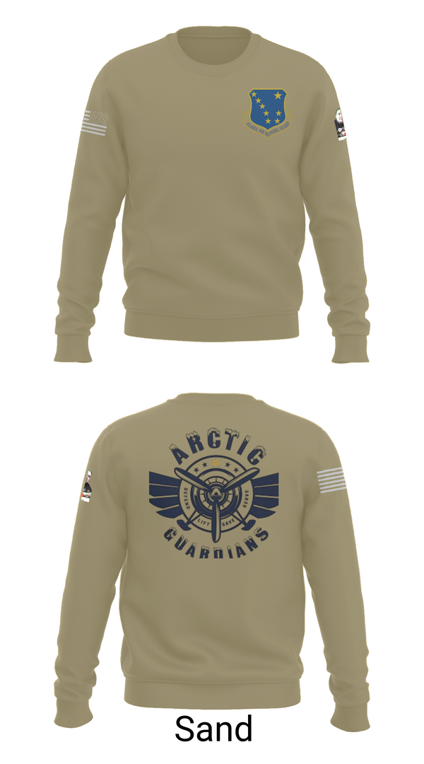 Crew Neck Sweatshirt, 176th Medical Group, , Teamtime, Team time, sublimation, custom sports apparel, team uniforms, spirit wear, spiritwear, sports uniforms, custom shirts, team store, custom team store, fundraiser sports, apparel fundraiser
