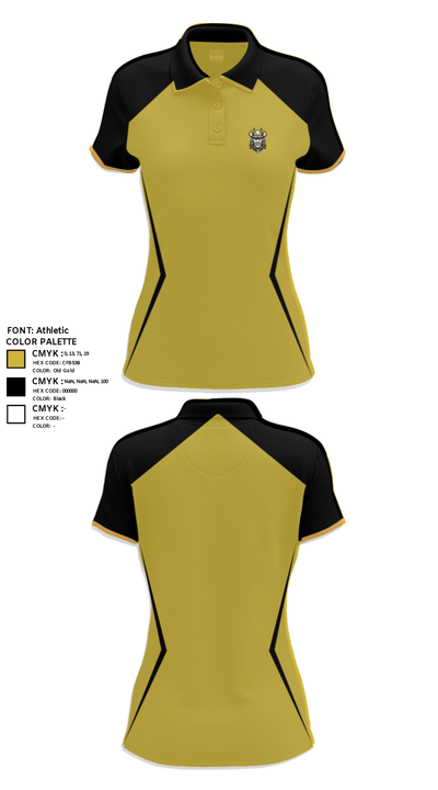 Jasper High School Softball 7823625 Women's Short Sleeve Performance Polo  - 32